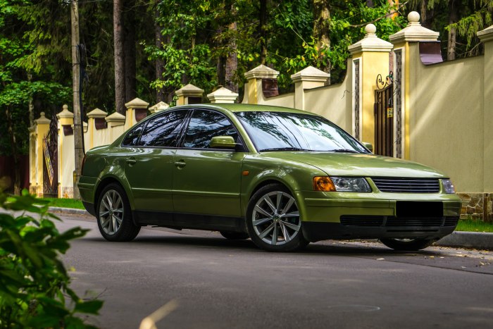 VW Passat b5 зелёный
