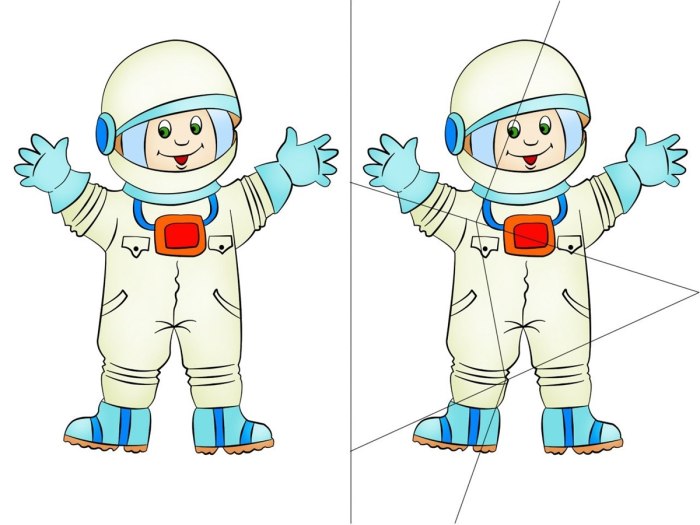 Скафандр рисунок