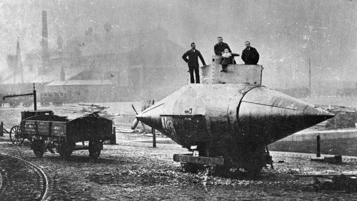 Подводная лодка конца 19 века