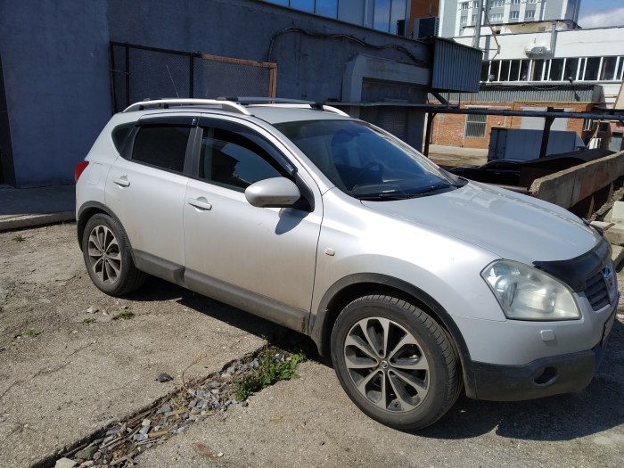 Рейлинги на Nissan Qashqai 2008