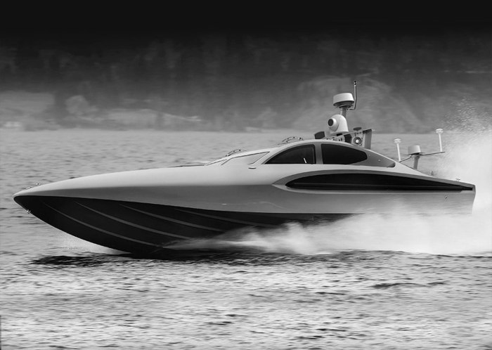 Скоростной морской катер