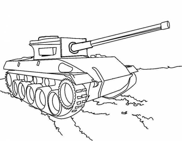 Танк рисунок