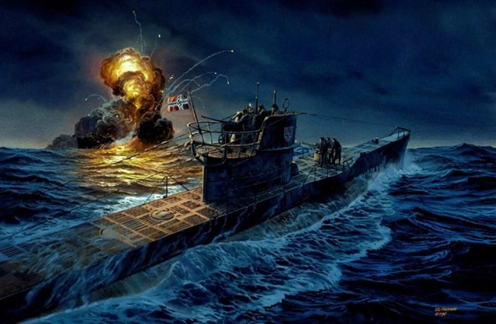 Немецкая подводная лодка второй мировой войны