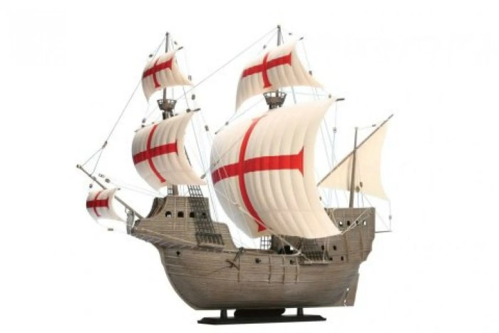 Сборная модель zvezda корабль конкистадоров "Сан Габриэль" XVI В. (9008) 1:100