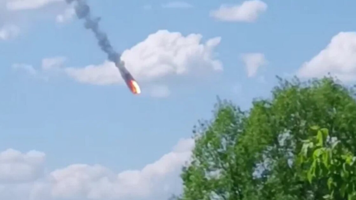 Сбитие ракеты в небе