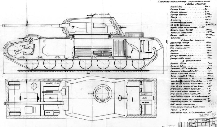 Чертежи танков кв 6
