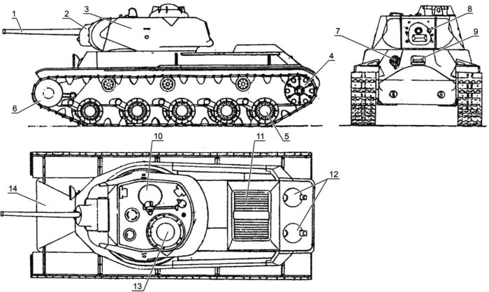 Кв-13 танк