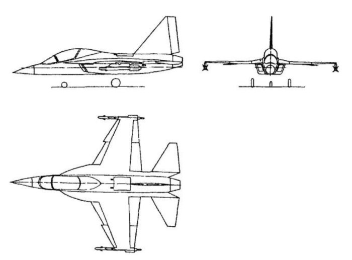 Самолет як-130 чертежи