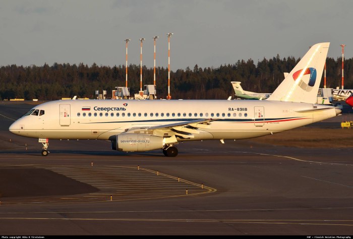 Sukhoi Superjet 100-95 Северсталь