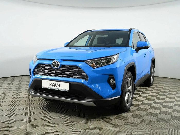 Toyota rav4 2021 голубой