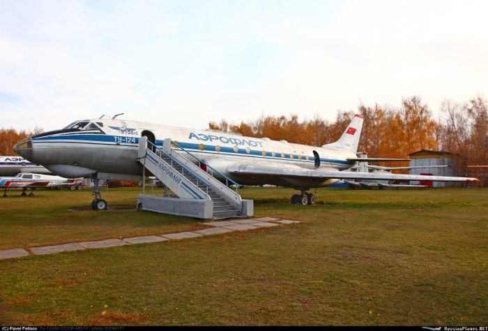 Ту-124 самолёт Дербышки