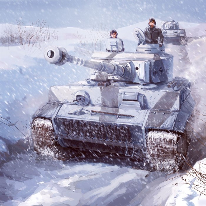 Белый тигр танк