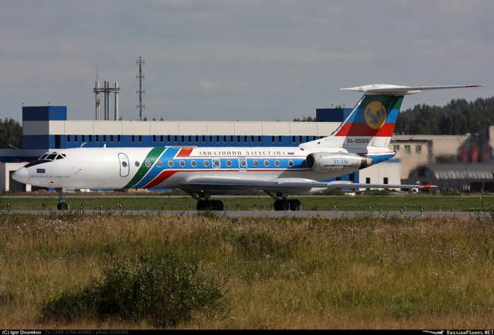 Ту 154 Дагестанских авиалиний
