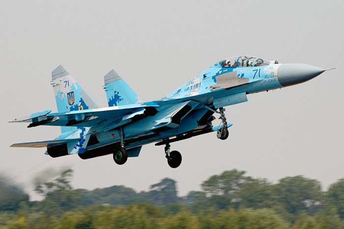 Су-27 сверхзвуковой самолёт