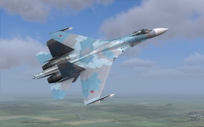 Самолёт истребитель Су 27