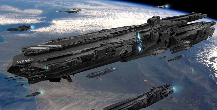 Космические корабли Sci Fi дредноут