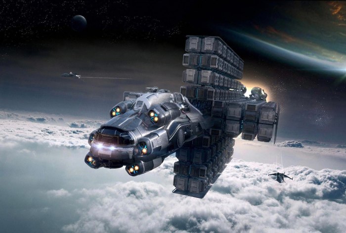 Космический грузовой корабль Star Citizen