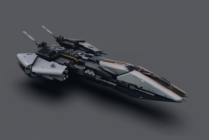 Десантный космический корабль Star Citizen