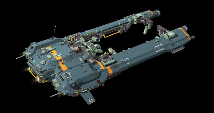 Космический линкор Sci Fi