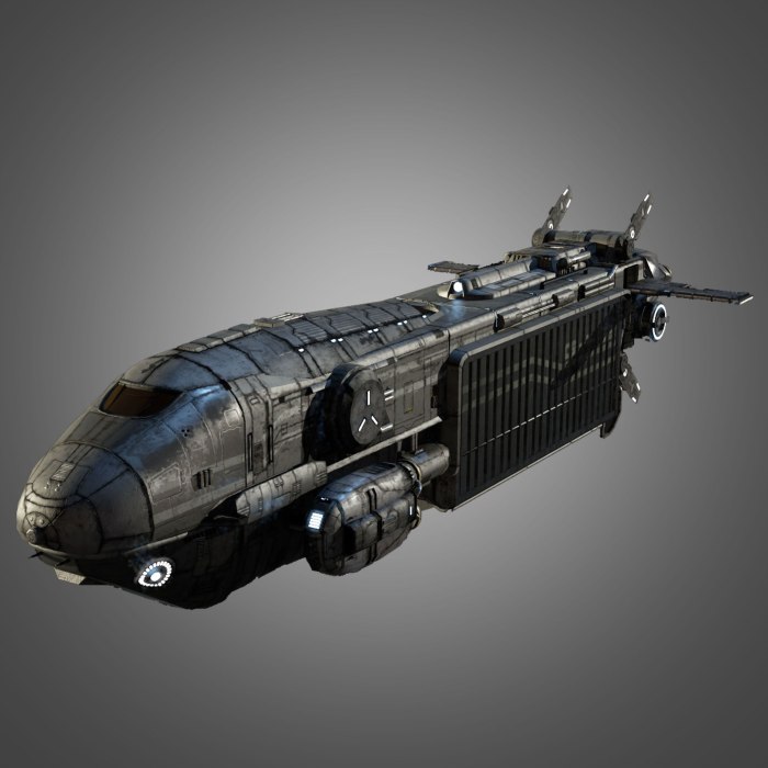 Sci Fi космический корабль Канонерка