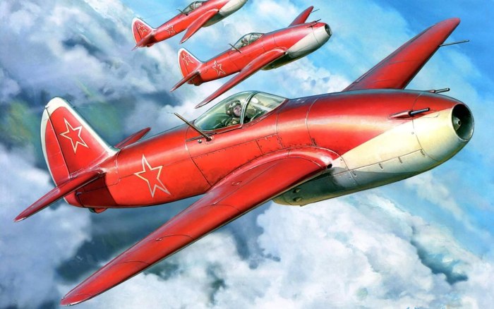 Советский истребитель "миг-15"