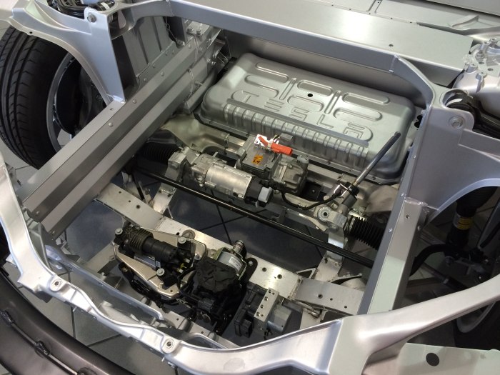 Tesla model 3 под капотом