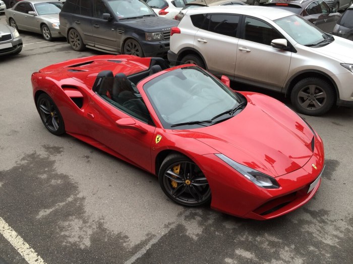 Ferrari 488 Spider Red