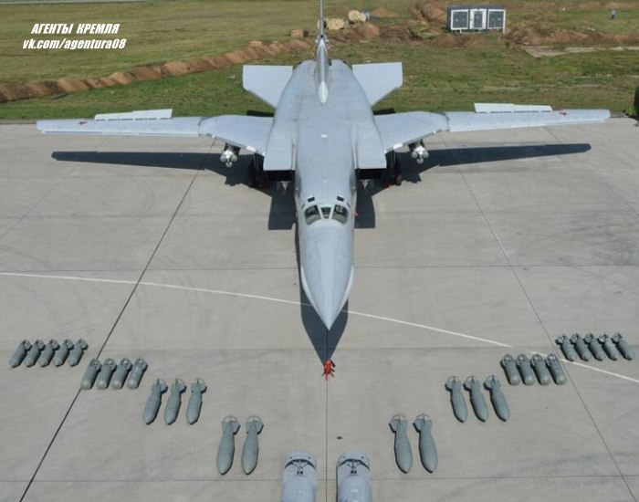 Российский стратегический бомбардировщик ту-22м3