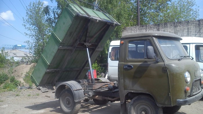 Самосвальный кузов на УАЗ 3303