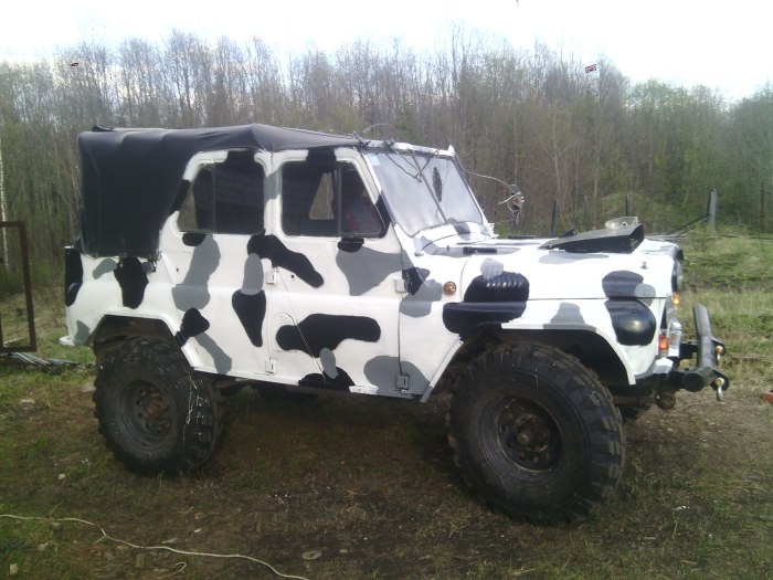 УАЗ 469 зимний камуфляж агат