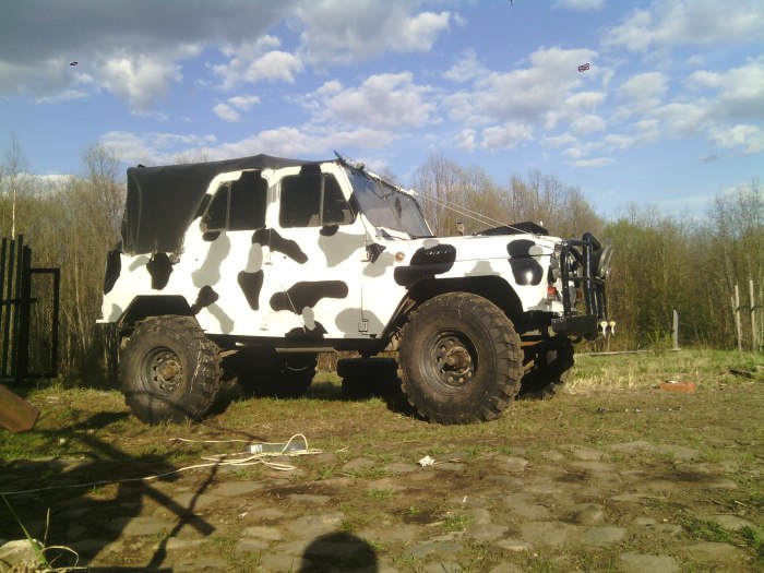 Камуфляж кузова УАЗ 469