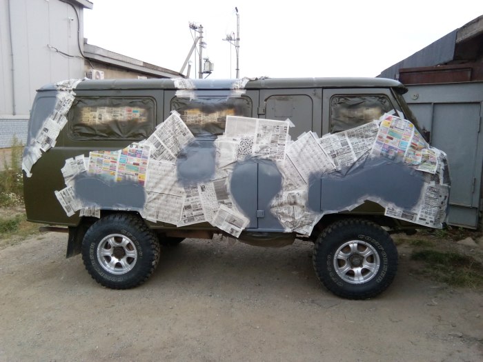 УАЗ-469 внедорожник камуфляжный