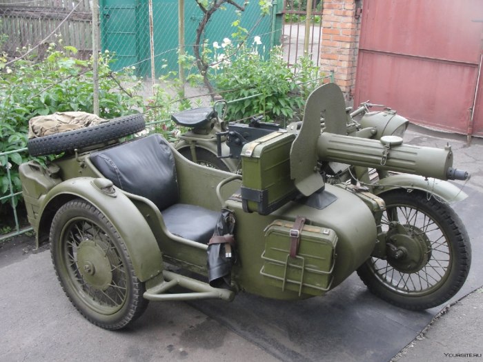 Мотоцикл Урал военный