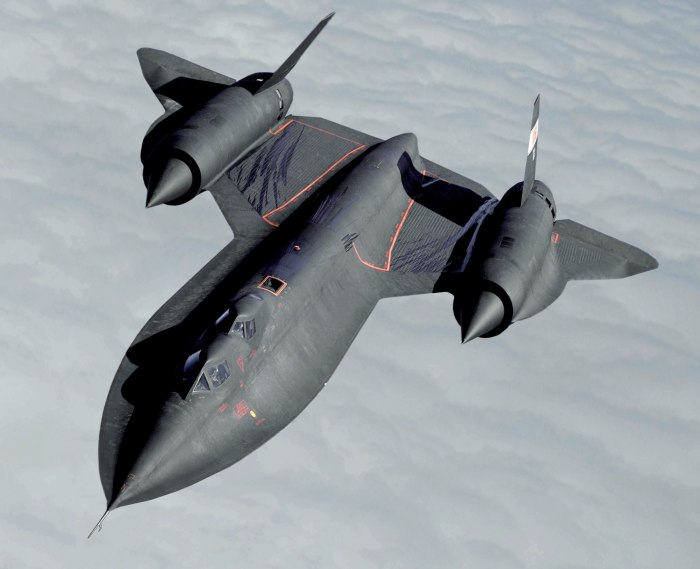 Lockheed SR-71 Blackbird самолёты-разведчики