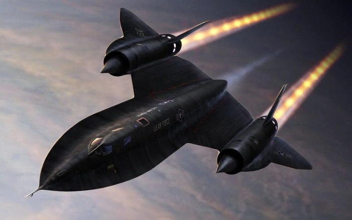 Локхид SR-71 чёрный Дрозд