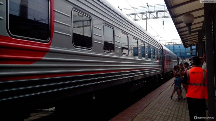 Поезд 277 Анапа Санкт-Петербург