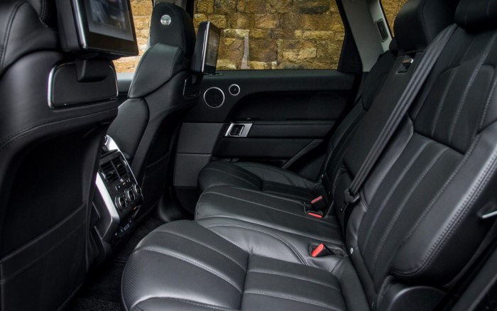 Range Rover Sport 2017 салон черный