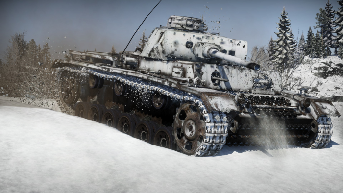 Зимний камуфляж танка PZ 3