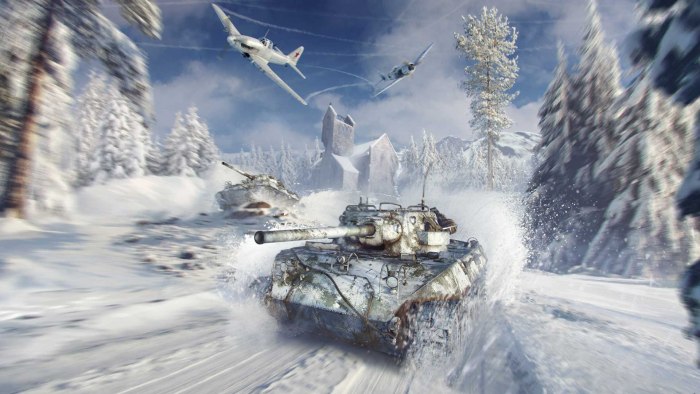 Зимние карты War Thunder