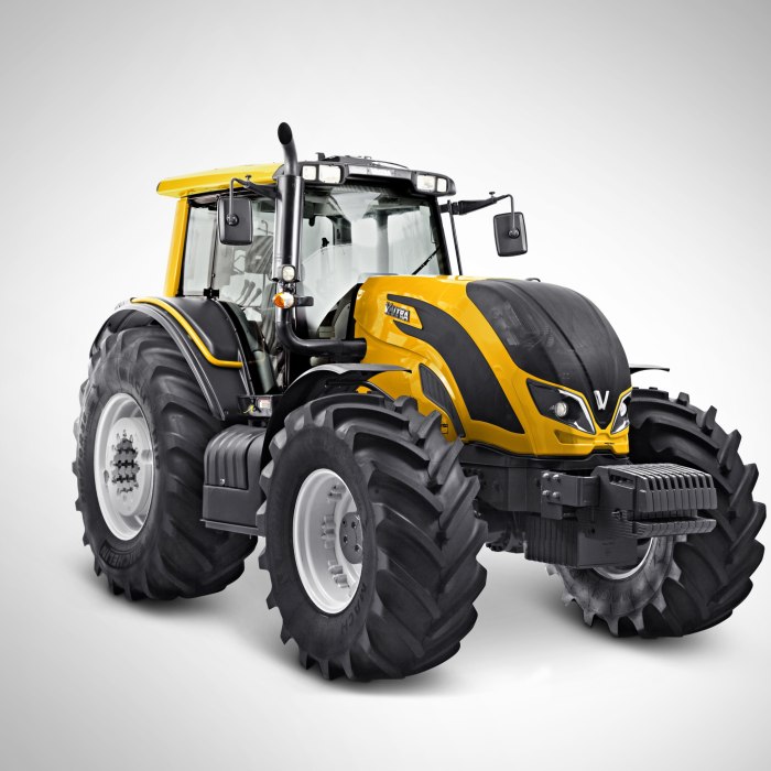 Трактор Valtra желтый