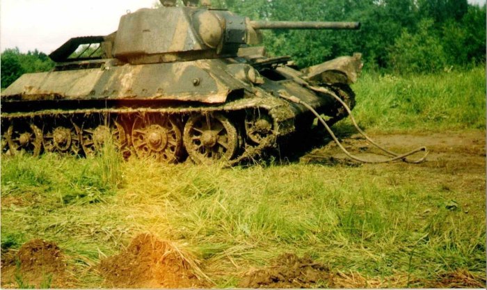 Т 34 из болота