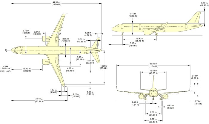 А-320нео чертежи