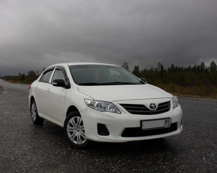 Toyota Corolla 2008 белая