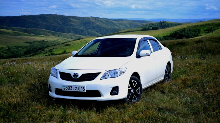 Toyota Corolla 2011 белая