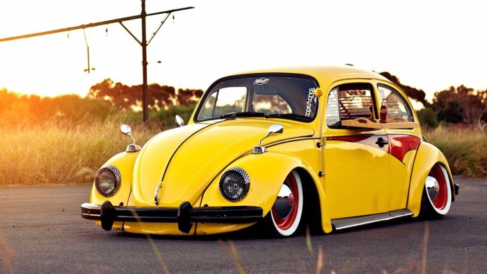 Volkswagen Beetle 1963 желтый