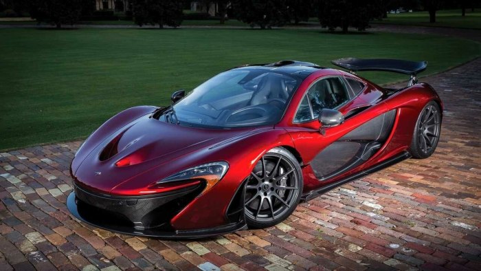 MCLAREN p1 красный