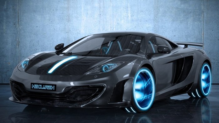 Макларен mp4-12c черный