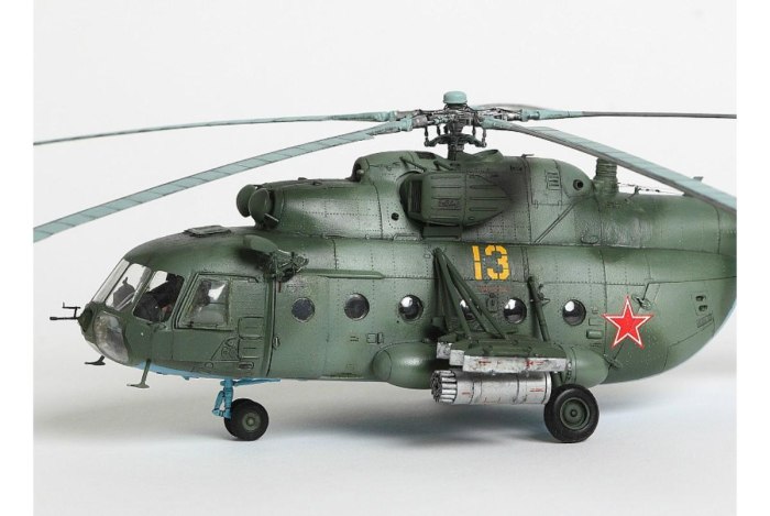 Сборные модели вертолётов 1/72 ми 8