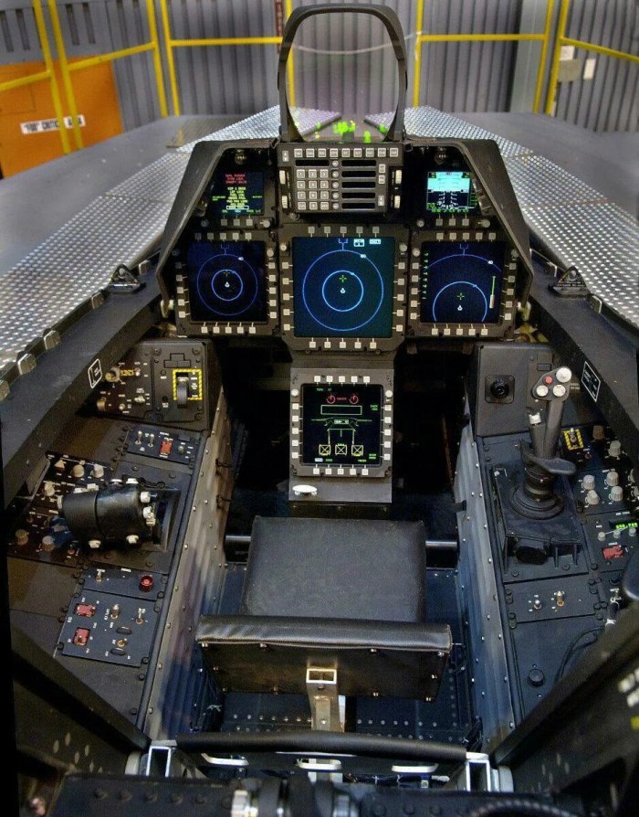 Ф-22 Раптор кабина