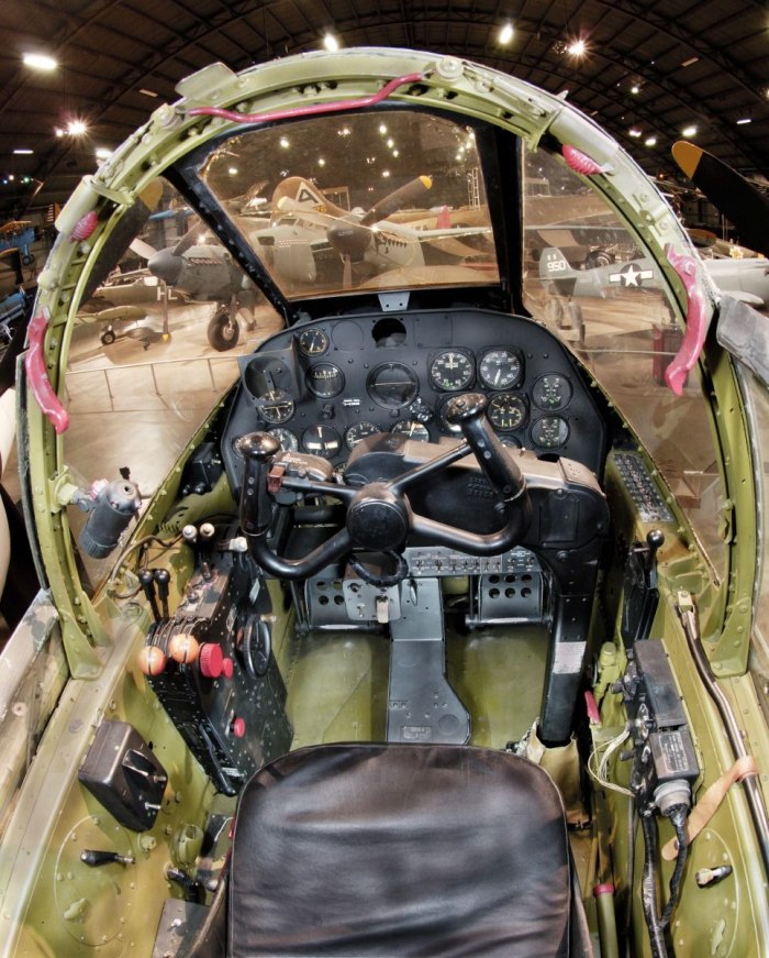 P-38 Lightning кабина